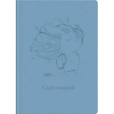 Czu�y notatnik niebieski