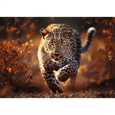 Puzzle 1000 el. Dziki Leopard Trefl