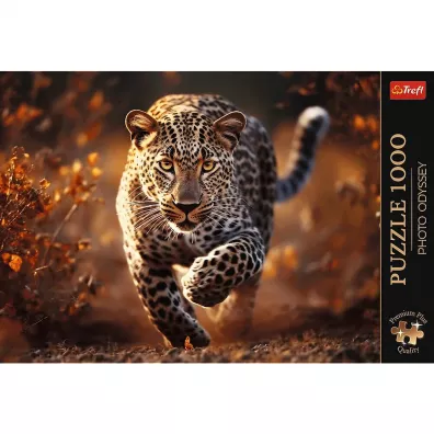 Puzzle 1000 el. Dziki Leopard Trefl