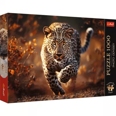Puzzle 1000 el. Dziki Leopard Trefl