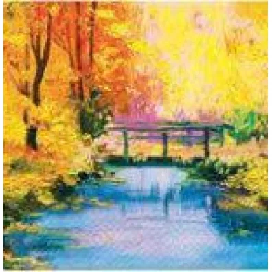 Paw Serwetka Lunch Decor Golden Bridge 33x33 20szt./op.