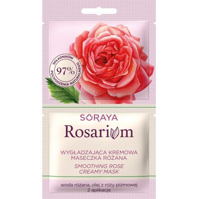 Soraya Rosarium Smoothing Rose Creamy Mask wygładzająca maseczka do twarzy 2 x 5 ml