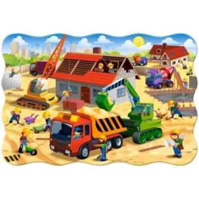 Puzzle 20 el. Dom w budowie Castorland