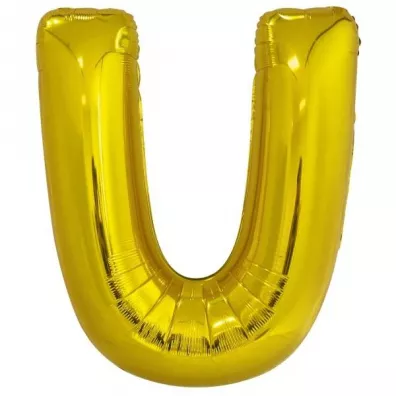 Amscan Balon foliowy litera U z�ota 65,5x86cm