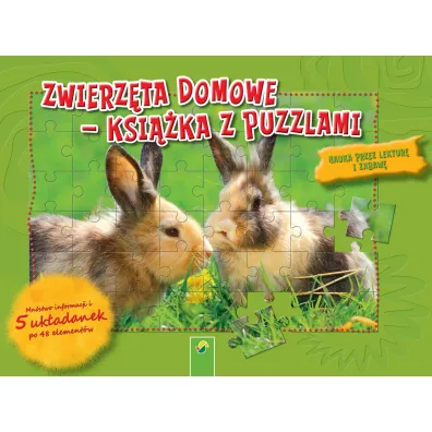 Ksi��ka z puzzlami. Zwierz�ta domowe