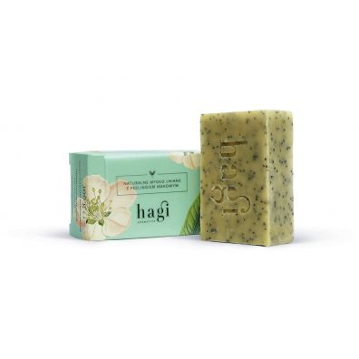 Hagi Cosmetics Naturalne mydo lniane z peelingiem makowym 100 g