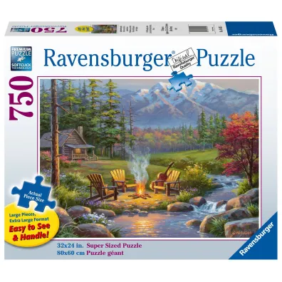 Puzzle 750 el. Brzeg rzeki Ravensburger