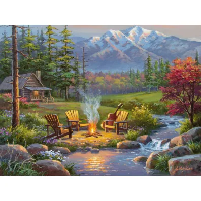 Puzzle 750 el. Brzeg rzeki Ravensburger