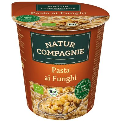 Natur Compagnie Danie w kubku makaron z grzybami 50 g Bio