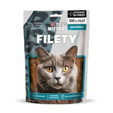 Pan Misko Przysmak dla kota Filety Makrela 100 g