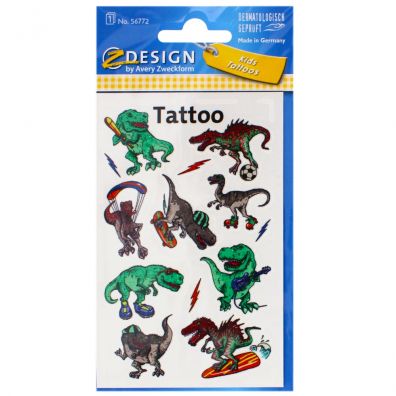 Tatuae dla dzieci Dinozaury Avery Zweckform