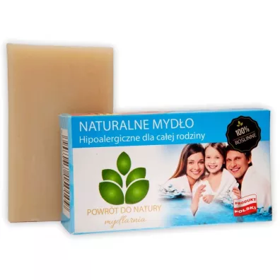 Mydlarnia Powr�t do Natury Ro�linne myd�o hipoalergiczne dla ca�ej rodziny (100% naturalne) 100 g