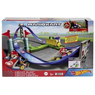 Hot Wheels Mario Kart Circuit Slam Track Mattel