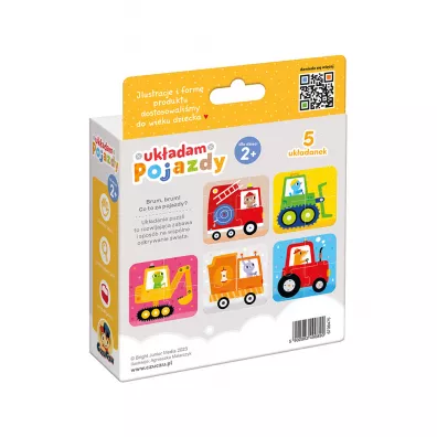 Puzzle Ukadam pojazdy Bright Junior Media