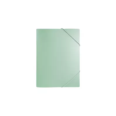 Teczka z gumk� A4 PP morandi zielona BIURFOL TGM-A4-03