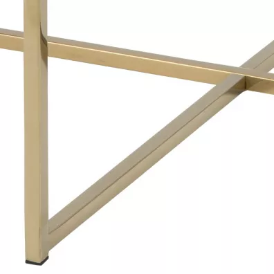 HowHomely Stolik Falchetto Gold Marble 80 cm