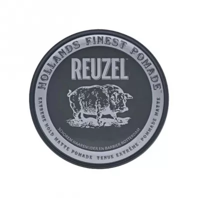 Reuzel Hollands Finest Pomade mocno utrwalajca pomada na bazie wody Black 35 g