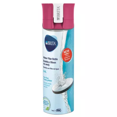Brita Butelka z filtrem r�owa 600 ml