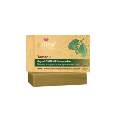 Sattva Organiczny szampon w kostce Tamanu 100 g