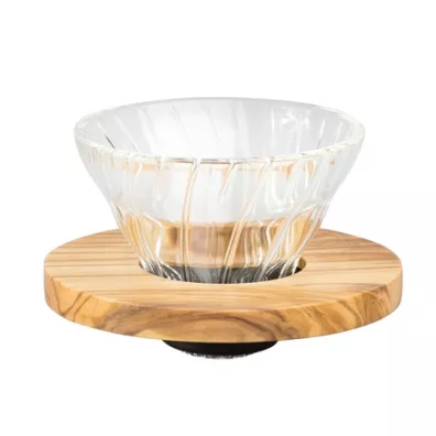 Hario Szklany Drip V60-01 Olive Wood