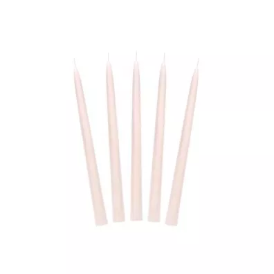 wieca stokowa matowa nude 24cm 10szt