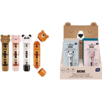 Interdruk Korektor + klej w ta�mie mix Bebe Friends