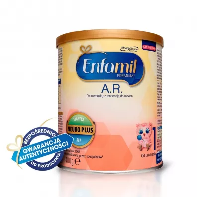 Enfamil Premium AR 1 Mleko pocz�tkowe dla niemowl�t w przypadku ulewania od urodzenia 400 g
