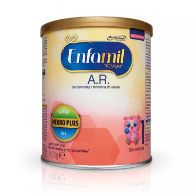 Enfamil Premium AR 1 Mleko pocz�tkowe dla niemowl�t w przypadku ulewania od urodzenia 400 g