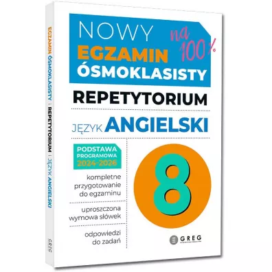 Nowy Egzamin smoklasisty - jzyk angielski. Repetytorium - 2024-2026