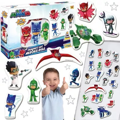 Maksik Magnesy PJ Masks zasady bohater�w 20 szt.