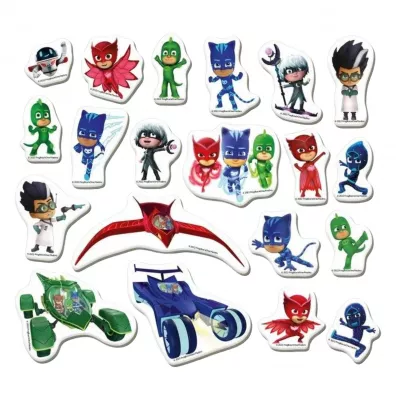 Maksik Magnesy PJ Masks zasady bohater�w 20 szt.