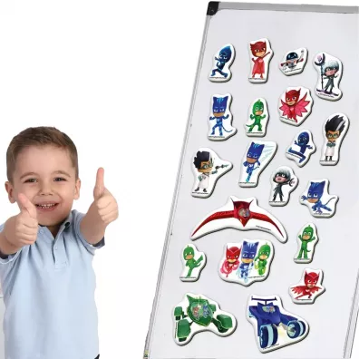 Maksik Magnesy PJ Masks zasady bohater�w 20 szt.
