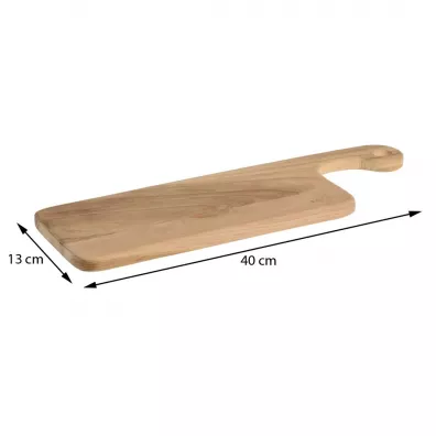 Excellent Houseware Deska poduna drewno teak 40x13 cm