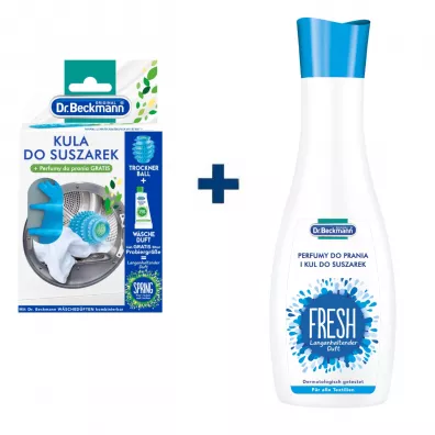 Dr. Beckmann Kula do suszarek do prania i perfumy do prania �wie�o�� Zestaw 250 ml + 50 ml