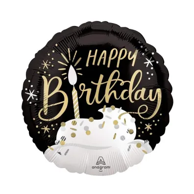 Anagram Balon foliowy Happy Birthday wishes 46cm
