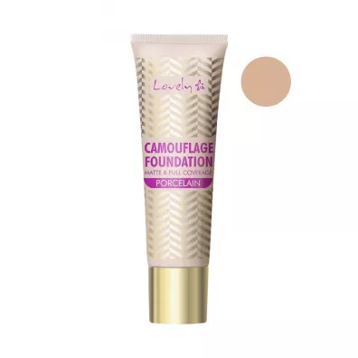 Lovely Camouflage Foundation Matt & Full Coverage kryj�cy podk�ad do twarzy 1 Porcelain 25 g