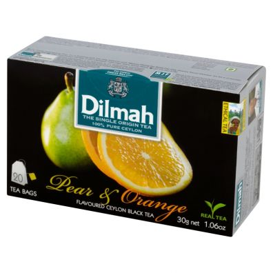 Dilmah Cejloska czarna herbata z aromatem gruszki i pomaraczy 20 x 1,5 g