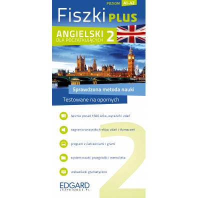 Fiszki Plus. Angielski dla pocztkujcych 2. Poziom A1-A2