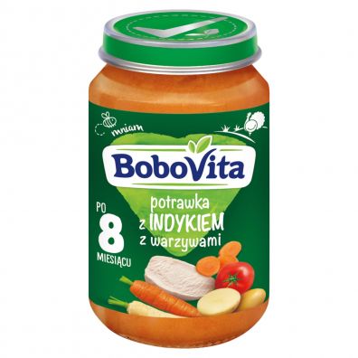 BoboVita Potrawka z indyka z warzywami po 9. miesiącu 190 g