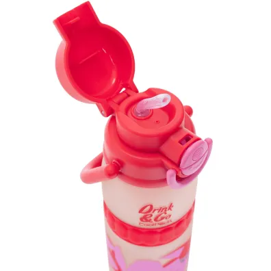 Patio Bidon 740ml Coolpack Sphera Flores Rosa