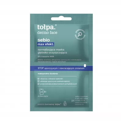 To�pa Max efekt normalizuj�ca maska g��boko oczyszczaj�ca 12 ml
