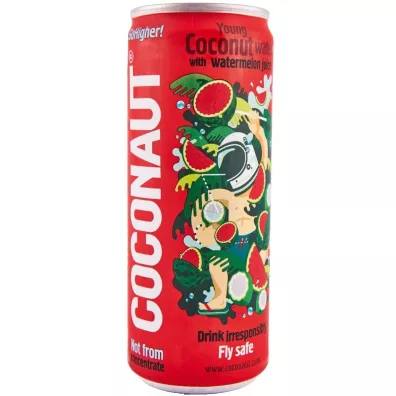 Coconaut Woda kokosowa z modego kokosa z sokiem arbuzowym 320 ml