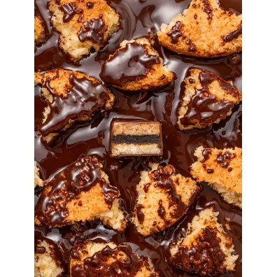 Fizi Baton w polewie czekoladowej Coconut cookie + almond zgrzewka 10 x 45 g