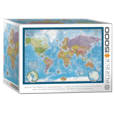 Puzzle 5000 World Map 8520-5890 Eurographics
