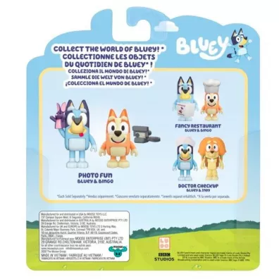 Bluey Figurka Zabawa w fotografa 2szt