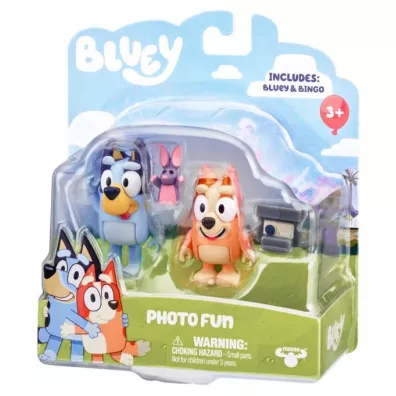 Bluey Figurka Zabawa w fotografa 2szt
