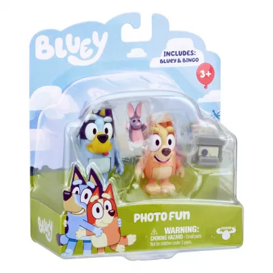 Bluey Figurka Zabawa w fotografa 2szt