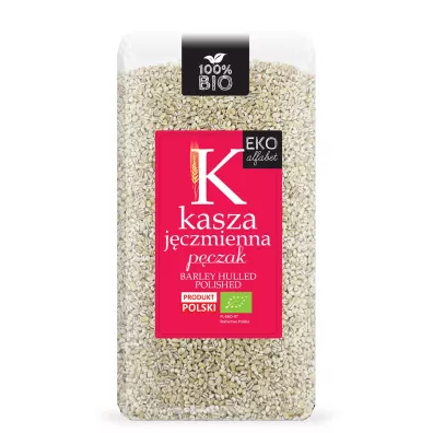 Eko Alfabet Kasza j�czmienna p�czak 500 g Bio