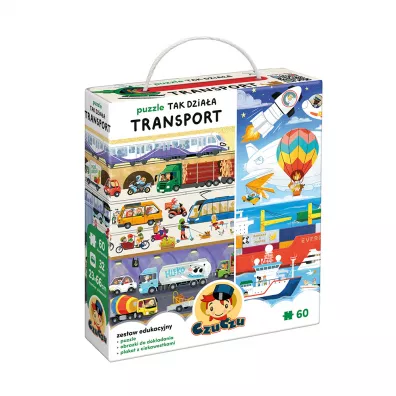 Czuczu Puzzle Tak dziaa transport Bright Junior Media