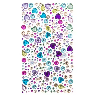 Dalprint Kryszta�ki samoprzylepne brights 355 szt.